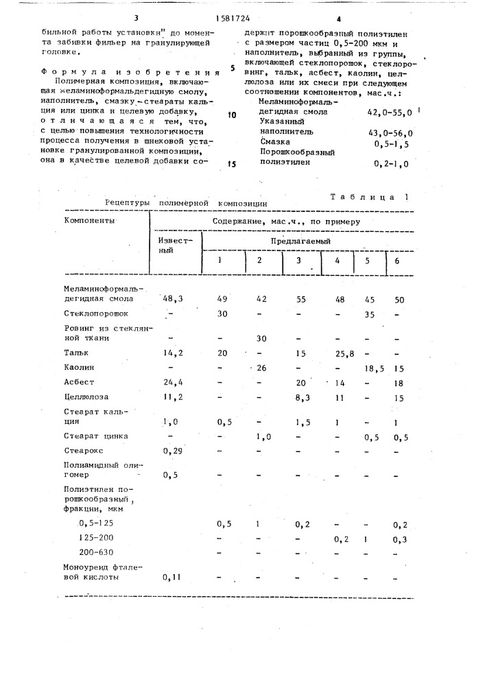 Полимерная композиция (патент 1581724)