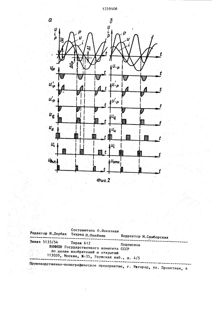 Способ управления компенсатором реактивной мощности (патент 1259406)