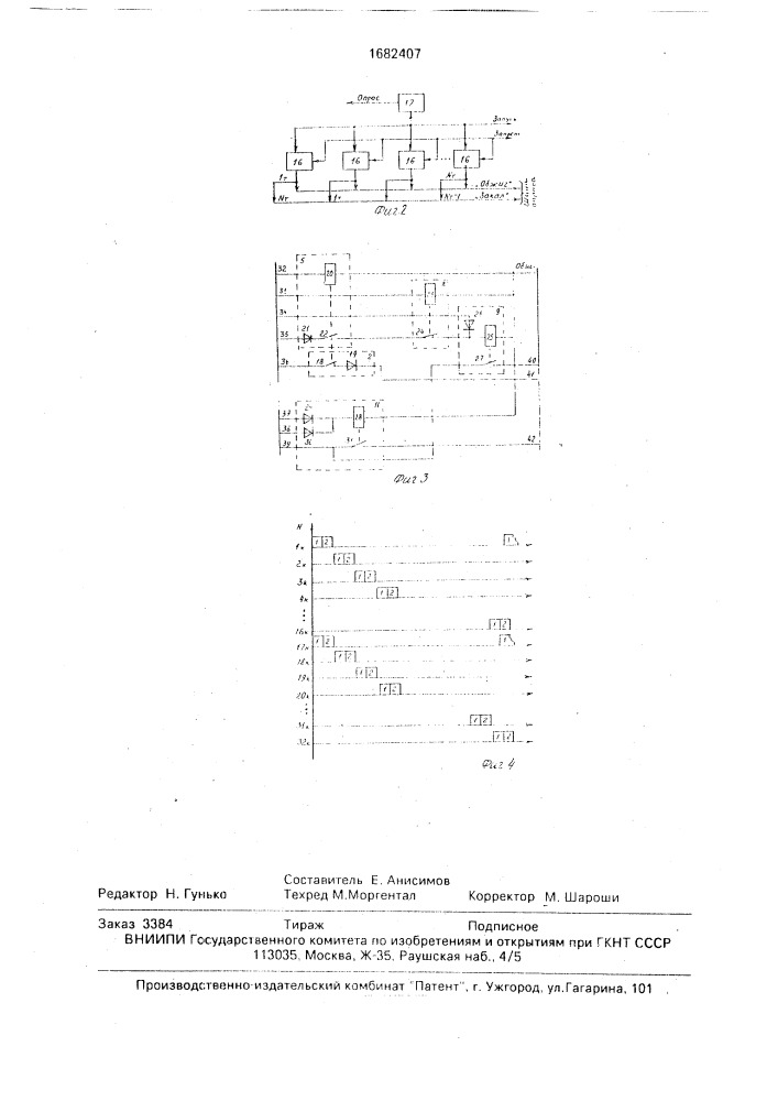 Система автоматического регулирования теплового режима кольцевой печи (патент 1682407)