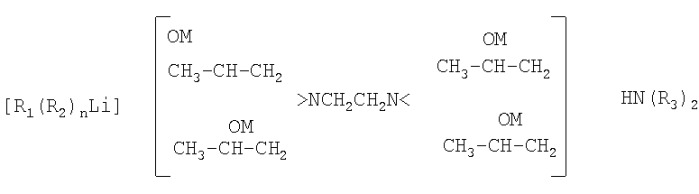 Способ получения модифицирующей добавки литийорганического соединения и способ получения полибутадиена и сополимеров бутадиена со стиролом (патент 2382792)