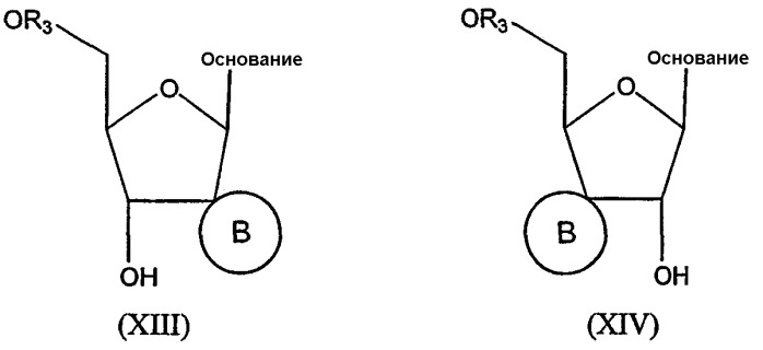 Модифицированные 2- и 3-нуклеозиды и их применение для получения лекарственного средства, обладающего ингибирующей активностью в отношении вируса гепатита с (патент 2437892)