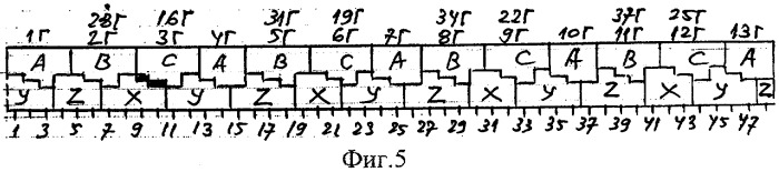 Трехфазная двухслойная электромашинная обмотка в z=144&#183;c пазах при 2p=22&#183;c и 2p=26&#183;c полюсах (патент 2335073)