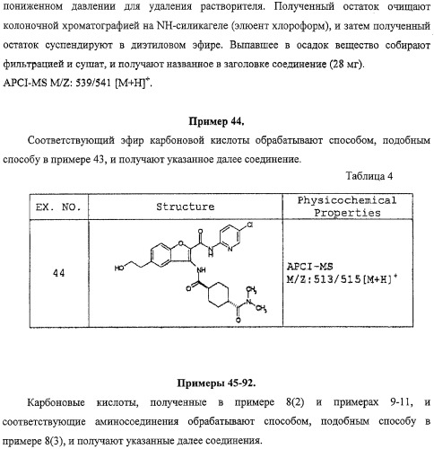 Производные бензофурана, содержащие группу карбамоильного типа (патент 2319700)