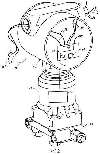 Технологическое устройство с диагностическим извещением (патент 2380732)