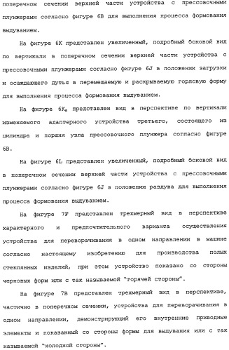 Способ и машина для производства полых стеклянных изделий (патент 2307077)
