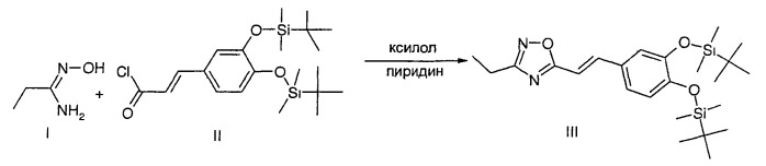 Способ получения этил 1,2,4-оксадиазол-5-карбоксилатов (патент 2512293)