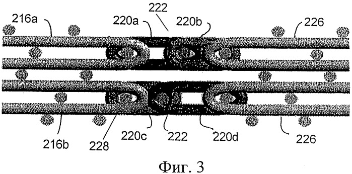 Соединяемая многослойная ткань, имеющая соединительные устройства различных размеров (патент 2321698)