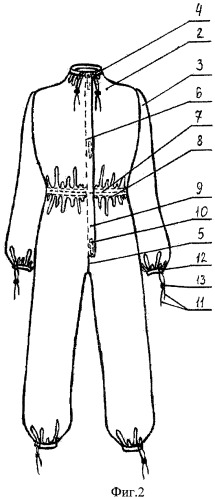 Комбинезон защитный (патент 2469627)