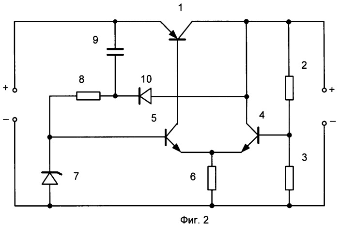 Компенсационный стабилизатор постоянного напряжения (патент 2472203)