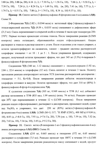 Замещенные метил-амины, антагонисты серотониновых 5-ht6 рецепторов, способы получения и применения (патент 2443697)