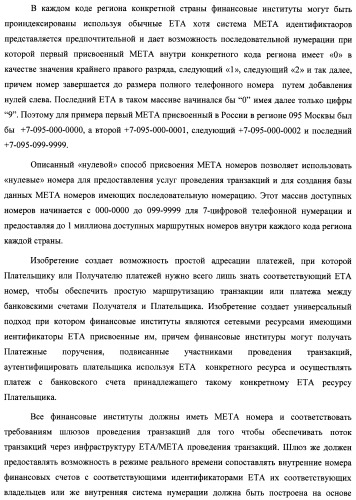 Способ и система идентификации транзакционных счетов и обмена транзакционными сообщениями между сторонами проведения транзакции (патент 2464637)