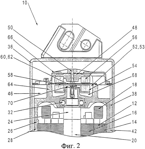 Приводной двигатель, в частности, для насоса (патент 2316677)