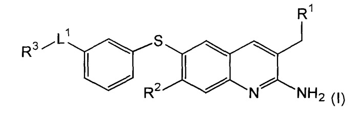 Производные 6-замещенного-тио (или -оксо-)-2-амино-хинолина, применяемые в качестве ингибиторов β-секретазы (bace) (патент 2497821)
