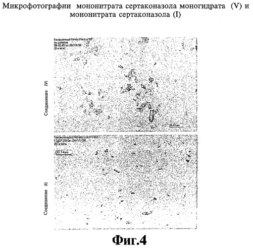 Способ получения мононитрата сертаконазола и моногидрат мононитрата сертаконазола (патент 2357965)