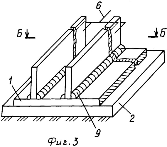 Способ сборки сварных крупногабаритных толстолистовых ортотропных плит из углеродистых, низколегированных сталей под автоматическую сварку (патент 2254974)