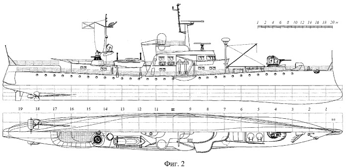 Корабль гидрографической и патрульной службы (патент 2384456)