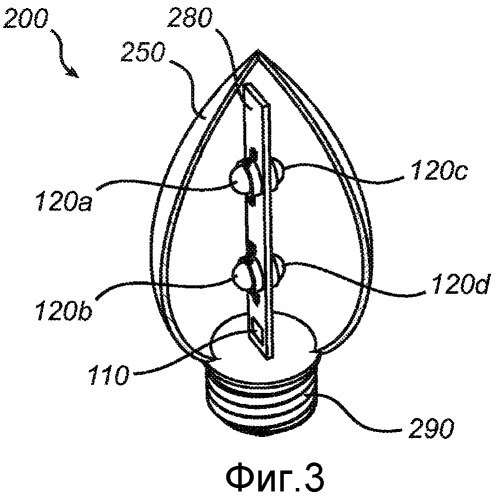 Блок лампы с множеством источников света и способ дистанционного управления переключателем для выбора настройки их возбуждения (патент 2538104)