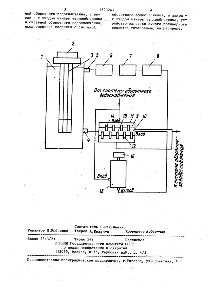 Устройство для закалки изделий (патент 1320243)
