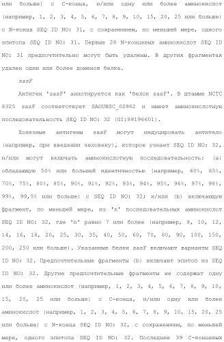 Композиции для иммунизации против staphylococcus aureus (патент 2508126)