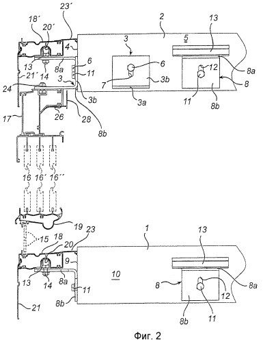 Рамное устройство для использования при обустройстве балкона (патент 2404349)