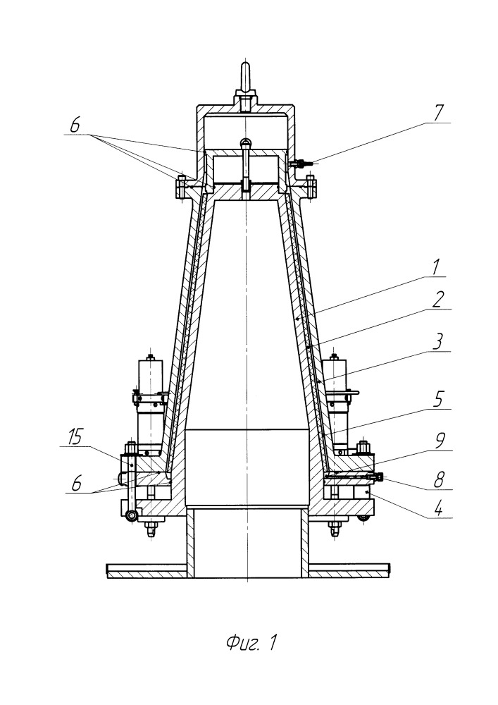 Способ изготовления конического обтекателя из композиционного материала и устройство для его осуществления (патент 2668041)