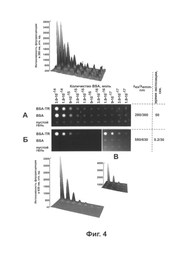 Способ и устройство для анализа взаимодействий биологических молекул на биологическом микрочипе на основе флуоресценции аминокислотных остатков триптофана (патент 2588816)