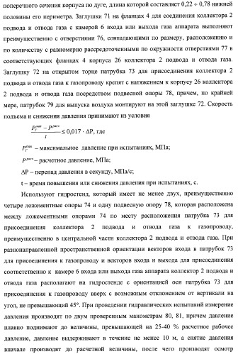Способ изготовления аппарата воздушного охлаждения газа, способ изготовления теплообменной секции аппарата (варианты), способ изготовления камеры входа или выхода газа аппарата, способ гидравлических испытаний теплообменной секции аппарата и способ гидравлических испытаний коллектора подвода и отвода газа аппарата (патент 2364811)