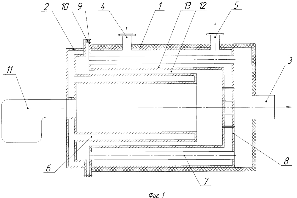 Жаротрубный многоходовый котел (патент 2597355)
