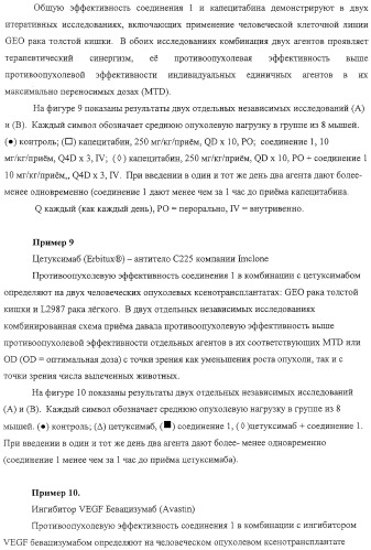 Композиция аналога эпотилона в сочетании с химиотерапевтическими агентами для лечения рака (патент 2321400)