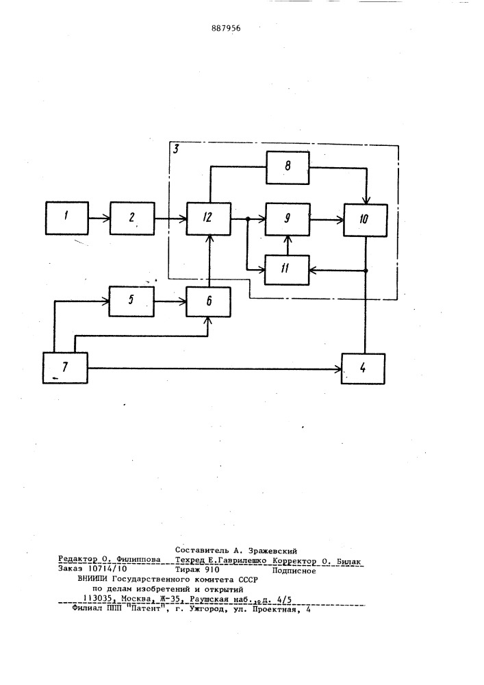 Устройство для измерения максимального давления в цилиндрах поршневых машин (патент 887956)