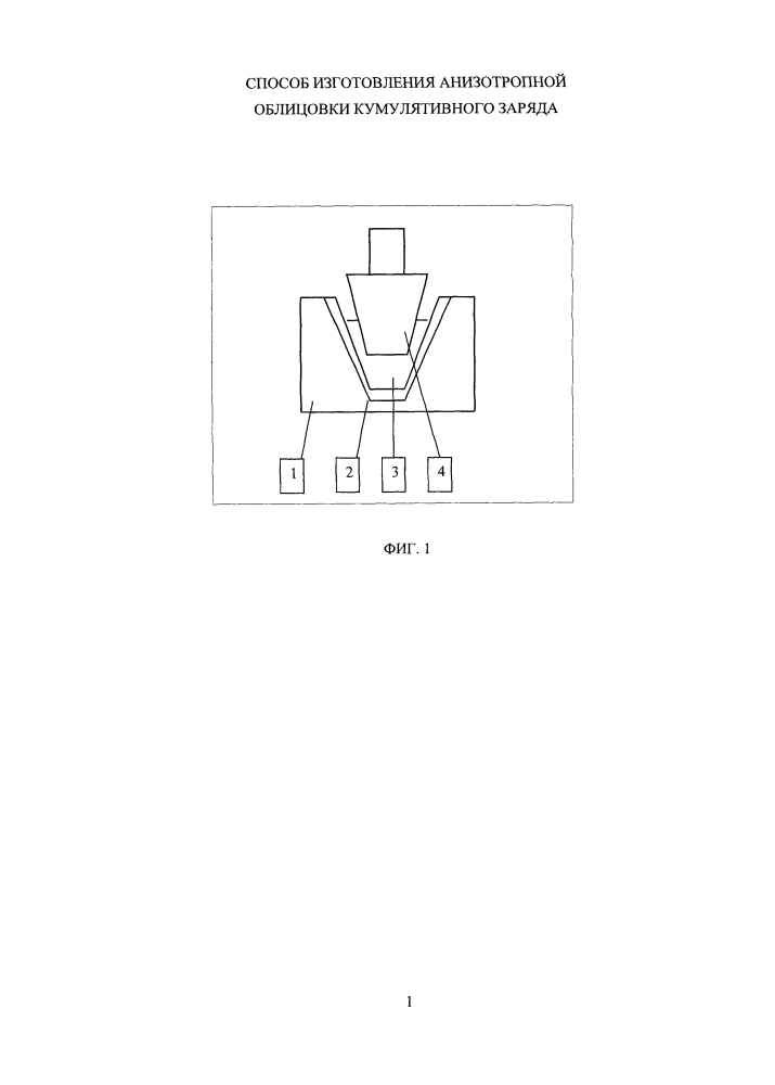 Способ изготовления анизотропной облицовки кумулятивного заряда (патент 2603327)