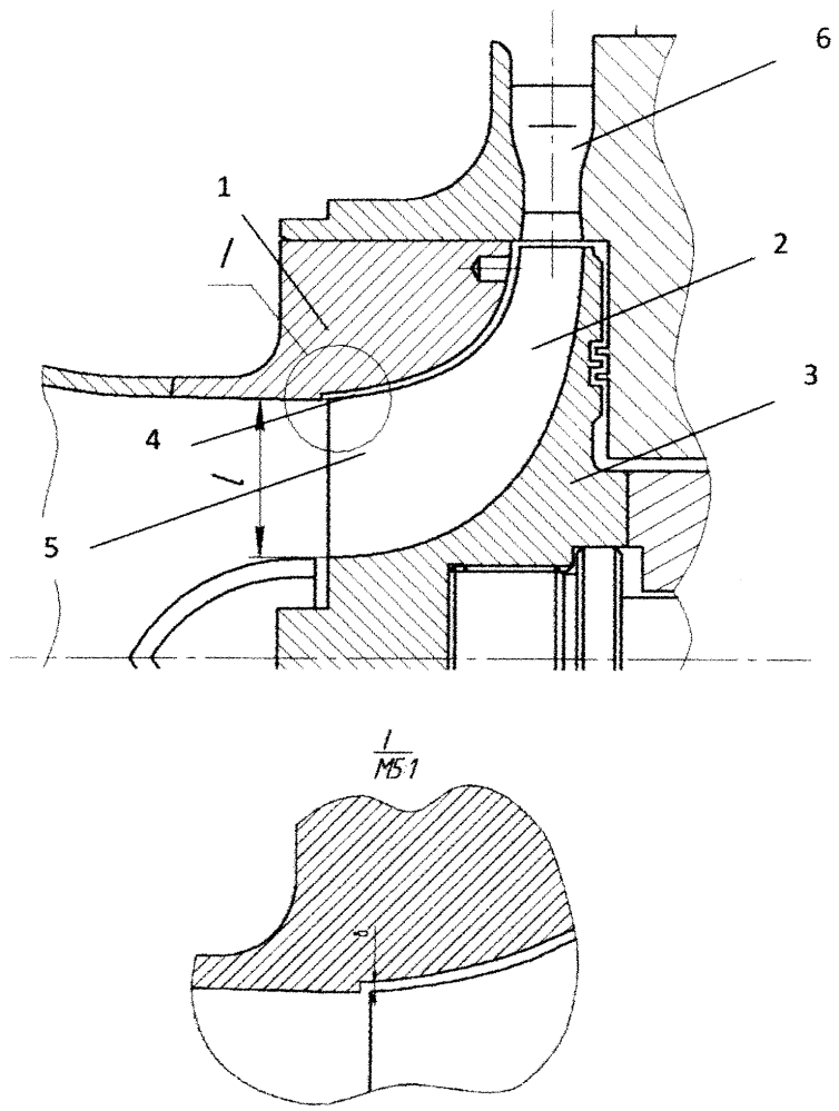 Центростремительная турбина (патент 2612309)
