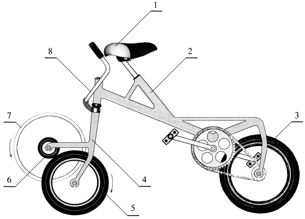 Велосипед (патент 2601792)
