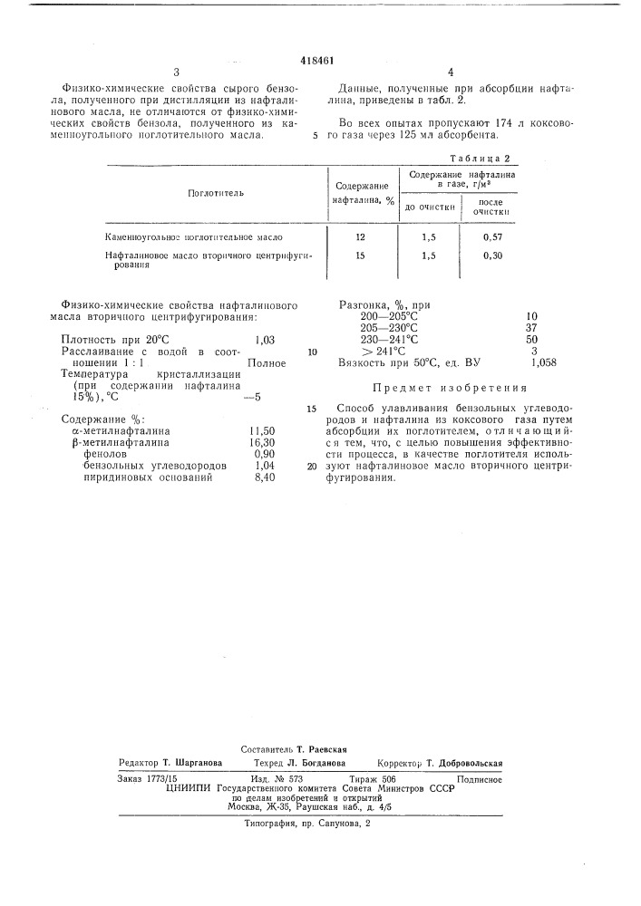Патент ссср  418461 (патент 418461)
