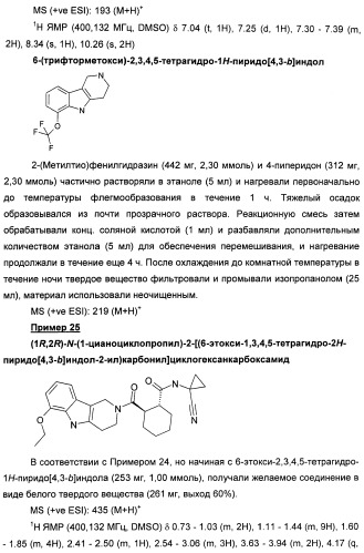1-цианоциклопропильные производные в качестве ингибиторов катепсина к (патент 2470023)