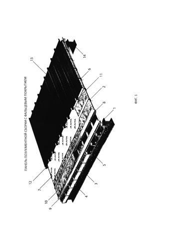 Панель поэлементной сборки с фальцевым покрытием (патент 2576266)