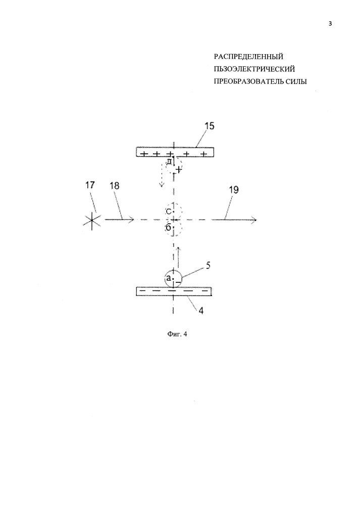 Распределенный пьезоэлектрический преобразователь силы (патент 2657110)