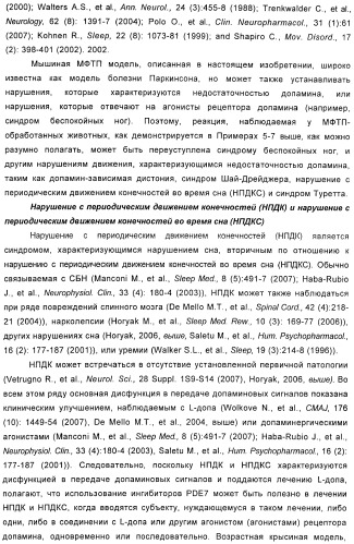 Использование ингибиторов pde7 для лечения нарушений движения (патент 2449790)