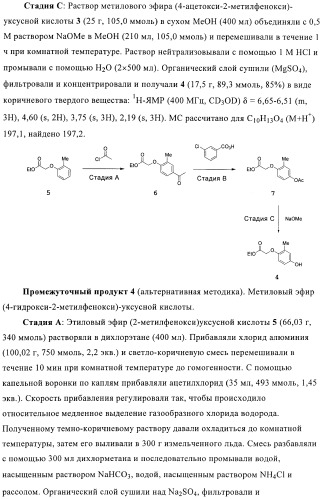 Соединения и композиции, как модуляторы активированных рецепторов пролифератора пероксисомы (патент 2412175)