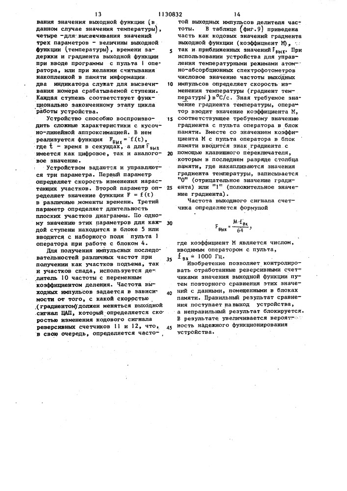 Устройство для программного управления с самоконтролем (патент 1130832)
