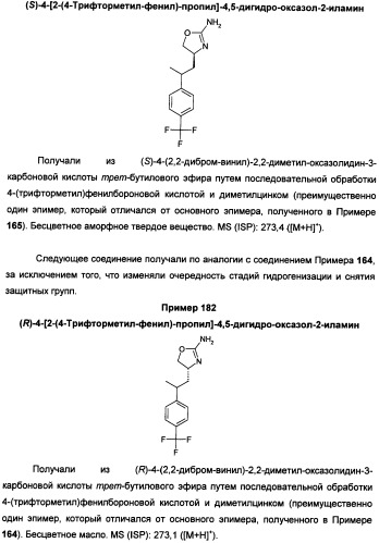 Новые 2-аминооксазолины в качестве лигандов taar1 для заболеваний цнс (патент 2473545)