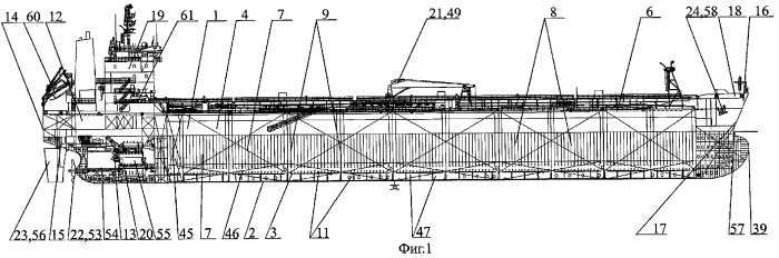 Танкер - судно для наливных грузов (патент 2286906)