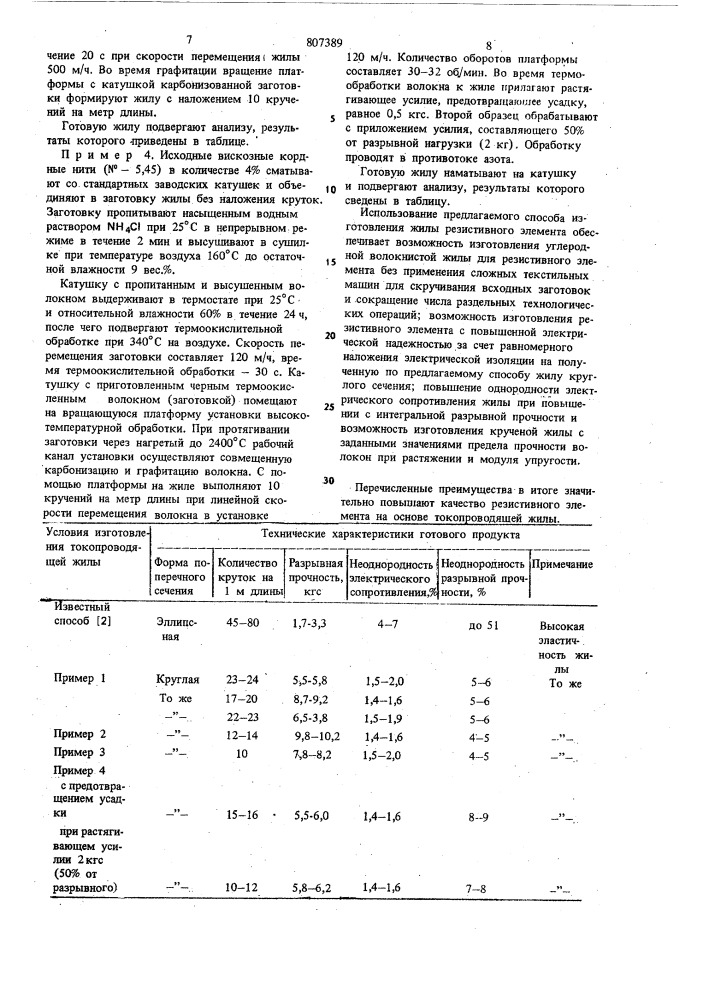 Способ изготовления проводника (патент 807389)