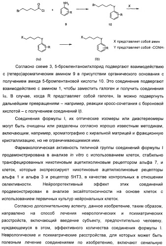Модуляторы никотиновых ацетилхолиновых рецепторов альфа 7 и их терапевтические применения (патент 2403247)