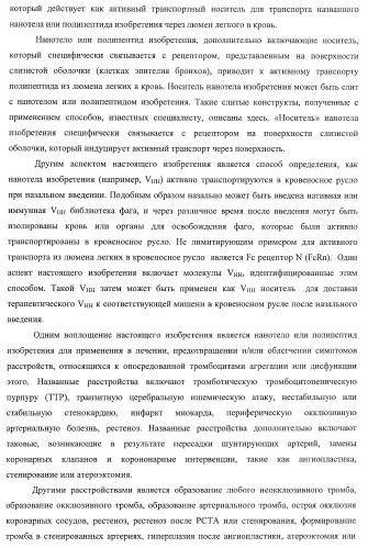 Nanobodies tm для лечения заболеваний, опосредованных агрегацией (патент 2433139)