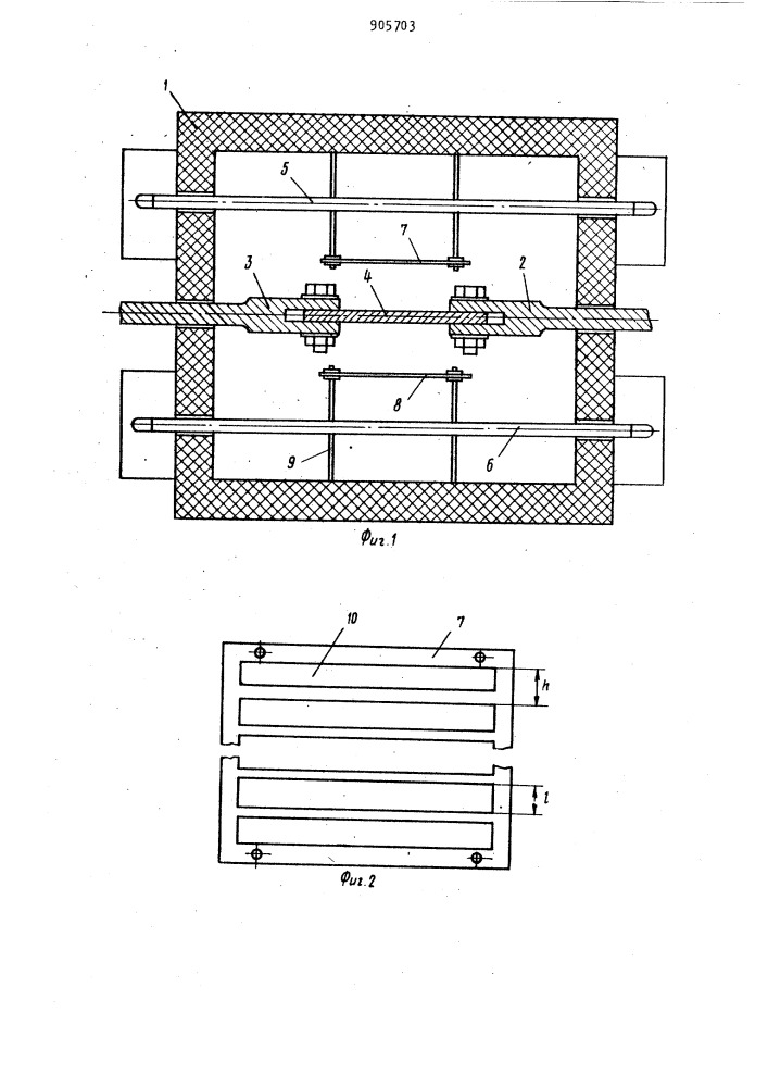 Нагревательное устройство к испытательным машинам (патент 905703)