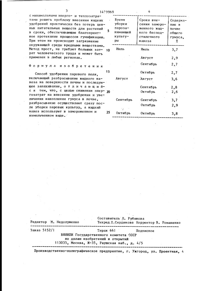Способ удобрения парового поля (патент 1429969)