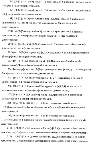 Замещенные производные оксадиазола и их применение в качестве лигандов опиоидных рецепторов (патент 2430098)