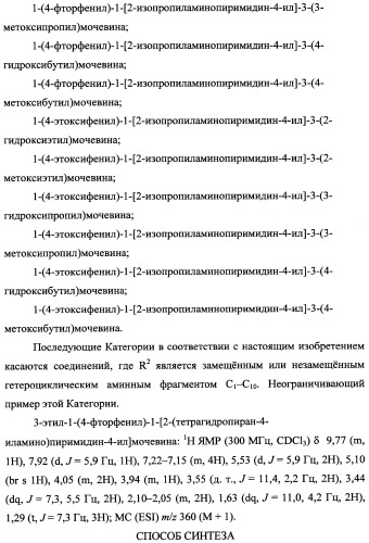 Трехзамещенные мочевины как ингибиторы цитокинов (патент 2338739)