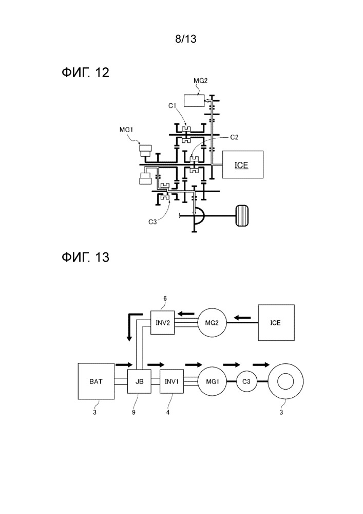 Устройство управления троганием с места для гибридного транспортного средства (патент 2657587)